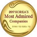 2017 korea's most admired companies